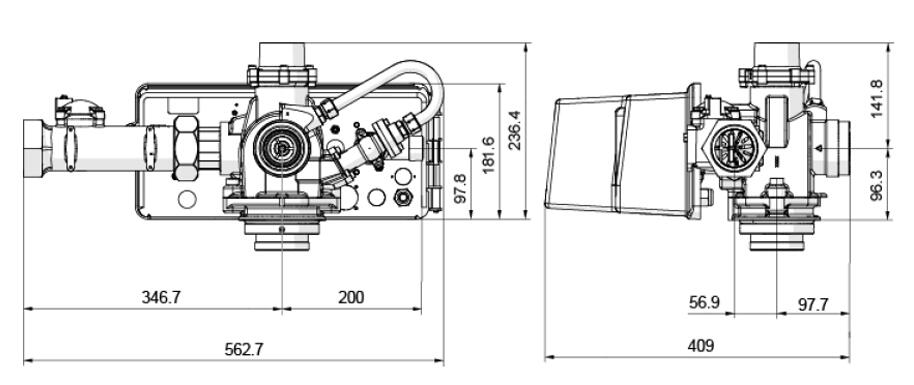 Блок управления Проматик 820 Т5 Р ББП (умягчение, таймер)
