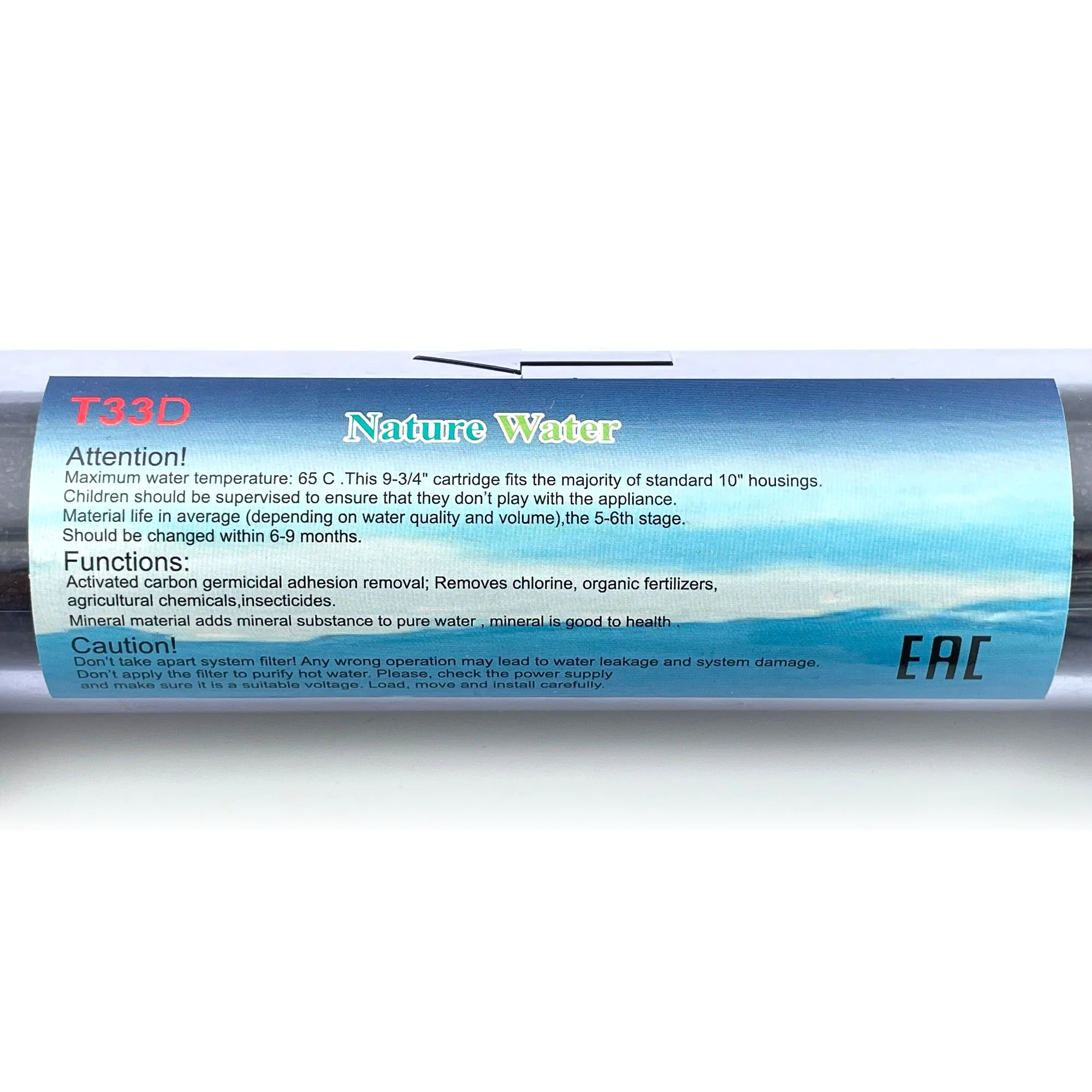 Постфильтр Nature Water T33D Carbon